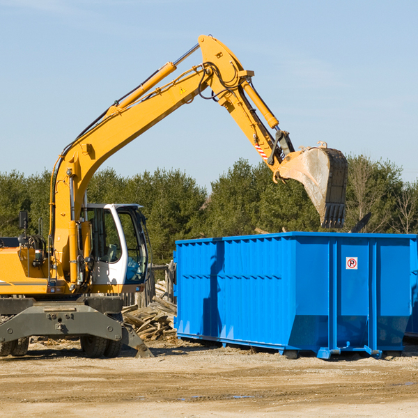 how does a residential dumpster rental service work in New London